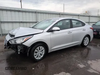 2022 Hyundai Accent SE with VIN 3KPC24A61NE154863, listed as a Copart auction lot 51005035 with 63,612 mi miles and Salvage Title. Bid and sale history available at carsss.com. Image 1.
