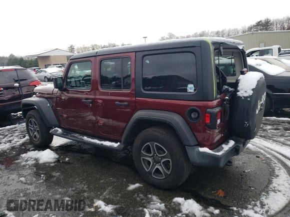 2022 Jeep Wrangler Unlimited High Tide with VIN 1C4HJXDG5NW145748, listed as a Copart auction lot 83384704 with 30,161 mi miles and Salvage Title. Bid and sale history available at DreamBid. Image 2.