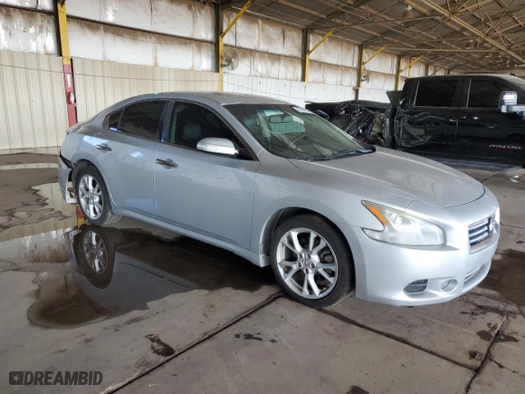 2014 Nissan Maxima 3.5 SV w/Premium Pkg with VIN 1N4AA5AP8EC910467, listed as a Copart auction lot 53306175 with 0 mi miles and Salvage Title. Bid and sale history available at carsss.com. Image 4.