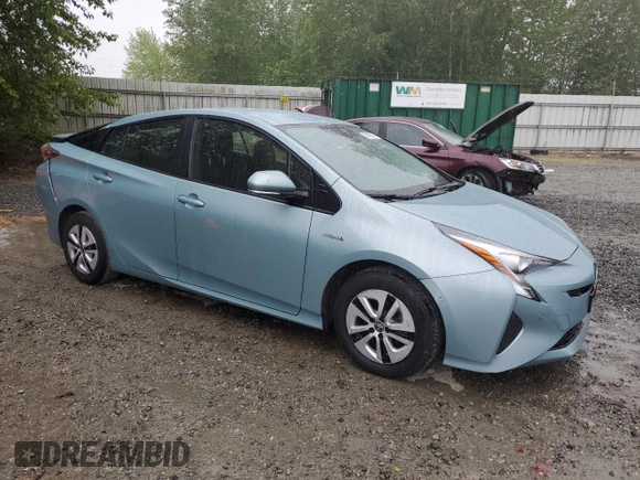 2017 Toyota Prius Two z VIN JTDKBRFU0H3056466, wystawiony jako Copart lot #56998045 z przebiegiem 67 056 mil mil oraz Szkoda całkowita • Salvage title. Historia ofert i sprzedaży dostępna na DreamBid. Obrazek 4.