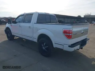 2010 Ford F-150 XL with VIN 1FTFW1CV7AFA88081, listed as a IAAI auction lot 41670931 with 117,032 mi miles. Bid and sale history available at carsss.com. Image 3.