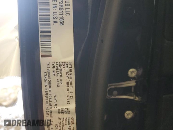 2024 Jeep Grand Wagoneer Series III with VIN 1C4SJVGP2RS111656, listed as a Copart auction lot 49726805 with Not provided miles and Non repairable. Bid and sale history available at DreamBid. Image 13.