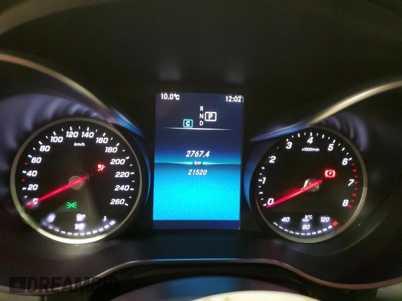 2021 Mercedes-Benz GLC with VIN W1N0G8EB3MV320970, listed as a Copart auction lot 82190584 with 21,520 mi miles and Salvage Title. Bid and sale history available at carsss.com. Image 9.