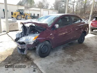 2022 Mitsubishi Mirage G4 ES with VIN ML32FUFJ2NHF09407, listed as a Copart auction lot 49331355 with 0 mi miles and Salvage Title. Bid and sale history available at carsss.com. Image 1.