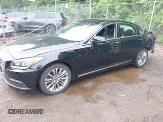 2017 Genesis G80 3.8L with VIN KMHGN4JE0HU171817, listed as a IAAI auction lot 42247623 with 93,048 mi miles and . Bid and sale history available at DreamBid. Image 2.