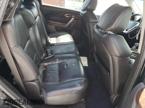 2011 Acura MDX with VIN 2HNYD2H20BH505666, listed as a Copart auction lot 56419005 with 172,634 mi miles and Salvage title. Bid and sale history available at DreamBid. Image 11.