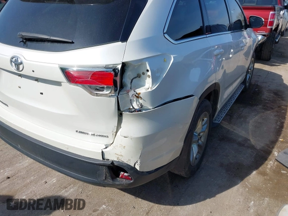 2016 Toyota Highlander Limited with VIN 5TDDKRFH5GS337705, listed as a IAAI auction lot 42037983 with 79,149 mi miles and . Bid and sale history available at DreamBid. Image 6.