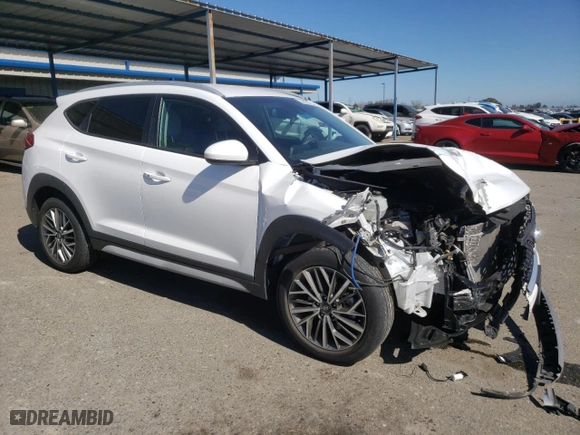 2020 Hyundai Tucson SEL with VIN KM8J33AL0LU152228, listed as a Copart auction lot 46674095 with 31,190 mi miles and Salvage Title. Bid and sale history available at carsss.com. Image 4.