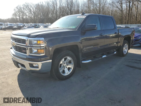 2015 Chevrolet Silverado 1500 LT with VIN 3GCUKREC6FG226633, listed as a Copart auction lot 43912075 with 125,940 mi miles and Clean Title. Bid and sale history available at DreamBid. Image 1.