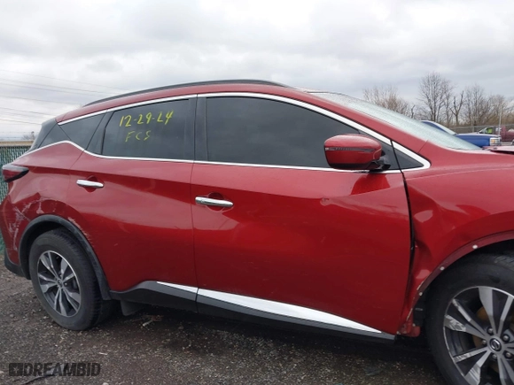 2020 Nissan Murano SV with VIN 5N1AZ2BS4LN131570, listed as a IAAI auction lot 41227597 with 103,991 mi miles. Bid and sale history available at carsss.com. Image 13.