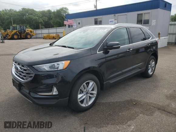 2019 Ford Edge SEL with VIN 2FMPK4J93KBC26513, listed as a Copart auction lot 59301295 with 58,364 mi miles and Salvage title. Bid and sale history available at DreamBid. Image 1.