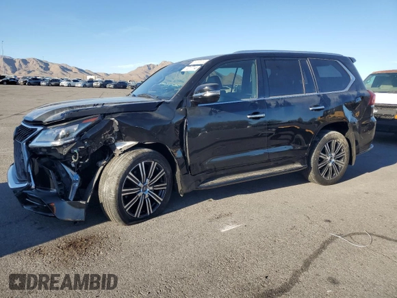 2020 Lexus LX 570 z VIN JTJDY7AX1L4332179, wystawiony jako Copart lot #77017714 z przebiegiem 49 756 mil mil oraz Szkoda całkowita • Salvage title. Historia ofert i sprzedaży dostępna na DreamBid. Obrazek 1.