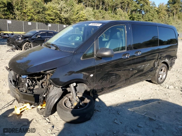 2018 Mercedes-Benz Metris Passenger Van with VIN WD4PG2EE2J3403767, listed as a Copart auction lot 75395924 with 19,155 mi miles and Salvage Title. Bid and sale history available at carsss.com. Image 1.