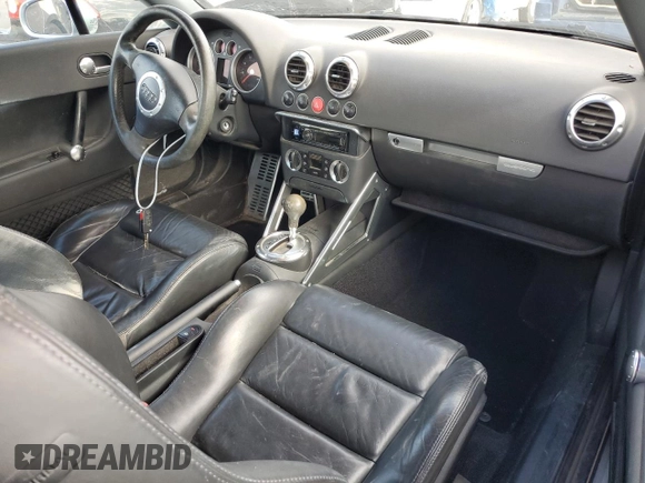 2005 Audi TT with VIN TRUWF28N051005680, listed as a Copart auction lot 72948404 with 158,370 mi miles and Salvage Title. Bid and sale history available at carsss.com. Image 8.