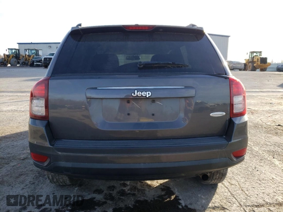 2015 Jeep Compass Latitude with VIN 1C4NJCEB2FD178430, listed as a Copart auction lot 36072293 with 57,652 mi miles. Bid and sale history available at carsss.com. Image 6.