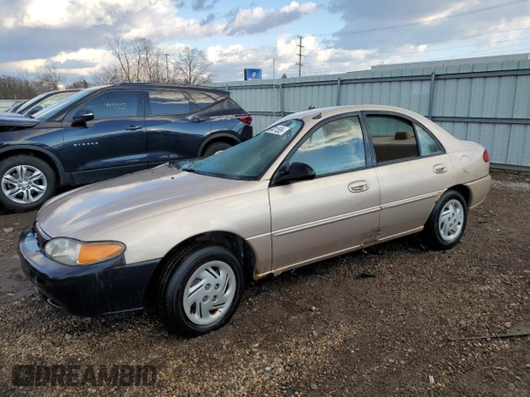 1997 Ford Escort LX z VIN 1FALP13P4VW361362, wystawiony jako Copart lot #47134155 z przebiegiem 56 149 mil mil oraz Szkoda całkowita • Salvage title. Historia ofert i sprzedaży dostępna na DreamBid. Obrazek 1.