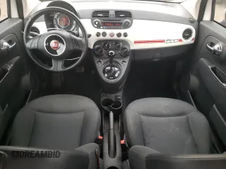 2015 FIAT 500 Pop with VIN 3C3CFFAR7FT569875, listed as a Copart auction lot 58040645 with 94,984 mi miles and Salvage title. Bid and sale history available at DreamBid. Image 8.