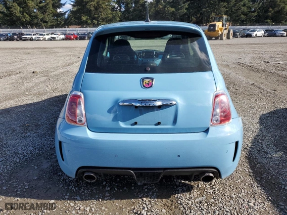 2017 FIAT 500 Abarth with VIN 3C3CFFFH6HT700314, listed as a Copart auction lot 76955754 with NaN miles and Salvage Title. Bid and sale history available at carsss.com. Image 6.