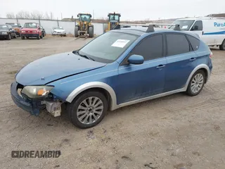 2008 Subaru Impreza Wagon (Natl) i with VIN JF1GH61698H803454, listed as a IAAI auction lot 41240557 with 154,096 mi miles. Bid and sale history available at carsss.com. Image 2.