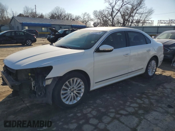 2016 Volkswagen Passat SE with VIN 1VWBT7A37GC013920, listed as a Copart auction lot 42335875 with 107,420 mi miles and Salvage title. Bid and sale history available at DreamBid. Image 1.