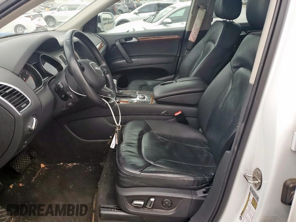 2015 Audi Q7 Premium Plus with VIN WA1LGAFE2FD023602, listed as a Copart auction lot 53737705 with 102,395 mi miles and Salvage Title. Bid and sale history available at DreamBid. Image 7.
