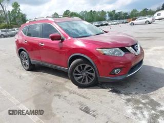 2016 Nissan Rogue SL with VIN 5N1AT2MT2GC780485, listed as a IAAI auction lot 41954455 with 110,804 mi miles. Bid and sale history available at carsss.com. Image 1.