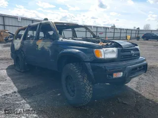 2000 Toyota 4Runner SR5 with VIN JT3HN86RXY0270393, listed as a IAAI auction lot 41878622 with 1 mi miles. Bid and sale history available at carsss.com. Image 1.
