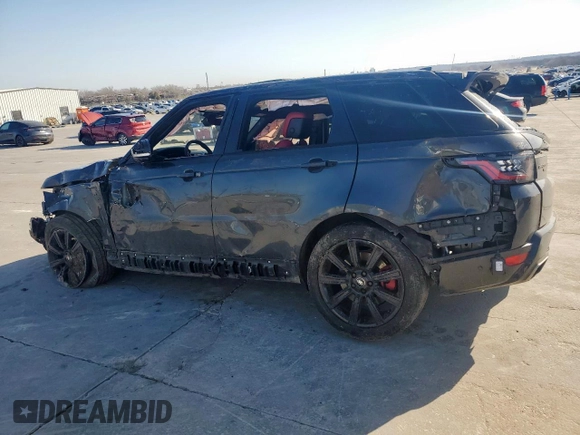 2020 Land Rover Range Rover Sport HST with VIN SALWS2RU0LA885538, listed as a Copart auction lot 48674555 with Not provided miles and Salvage title. Bid and sale history available at DreamBid. Image 2.