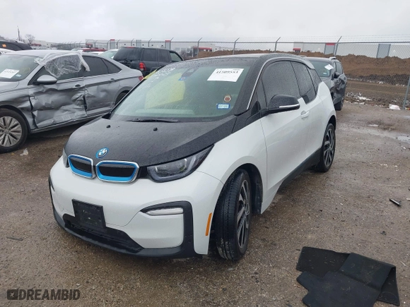 2019 BMW i3 with VIN WBY8P2C59K7D97415, listed as a IAAI auction lot 41509553 with 58,083 mi miles. Bid and sale history available at carsss.com. Image 19.