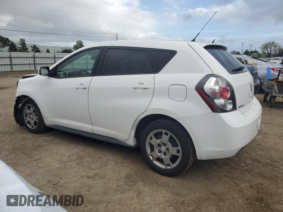 2009 Pontiac Vibe 1SB with VIN 5Y2SP67019Z433171, listed as a Copart auction lot 50663575 with 145,056 mi miles and Salvage Title. Bid and sale history available at DreamBid. Image 2.