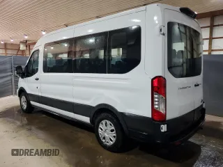2023 Ford Transit Passenger XL with VIN 1FBAX2C81PKB30711, listed as a Copart auction lot 77797054 with 18,161 mi miles and Clean Title. Bid and sale history available at carsss.com. Image 2.