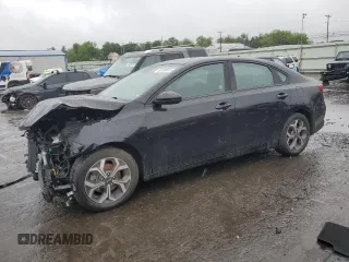 2019 Kia Forte LXS with VIN 3KPF24AD0KE099233, listed as a Copart auction lot 58150015 with 54,384 mi miles and Salvage title. Bid and sale history available at DreamBid. Image 1.