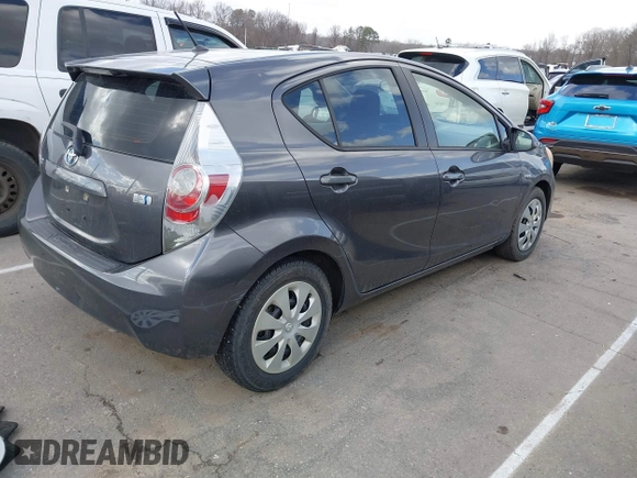 2013 Toyota Prius One with VIN JTDKDTB3XD1531535, listed as a IAAI auction lot 41723774 with 135,518 mi miles. Bid and sale history available at carsss.com. Image 4.