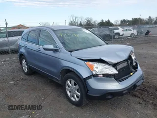 2008 Honda CR-V EX-L with VIN JHLRE48748C057560, listed as a IAAI auction lot 41749846 with 215,039 mi miles. Bid and sale history available at carsss.com. Image 1.