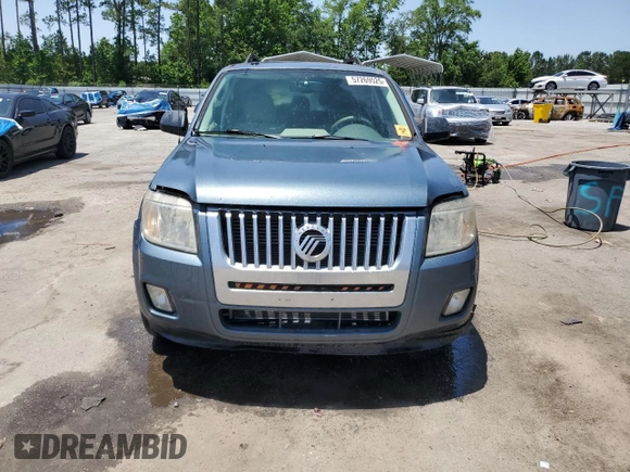 2010 Mercury Mariner with VIN 4M2CN8B7XAKJ03580, listed as a Copart auction lot 57269525 with 265,789 mi miles and Salvage title. Bid and sale history available at DreamBid. Image 5.