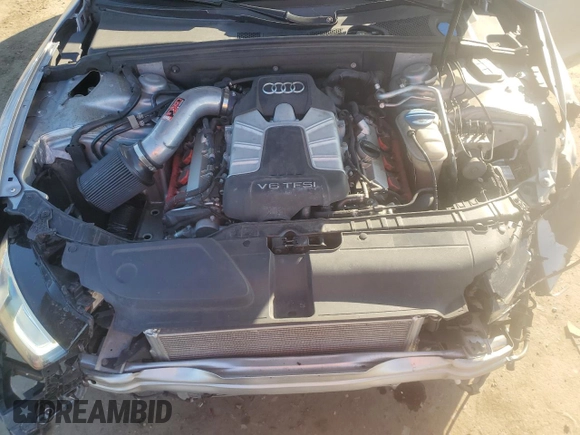2015 Audi S5 Premium Plus with VIN WAUCGAFR5FA014240, listed as a Copart auction lot 46803145 with 79,657 mi miles and Salvage Title. Bid and sale history available at carsss.com. Image 12.