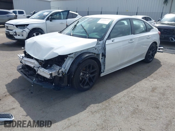 2025 Honda Civic Sport with VIN 2HGFE2F53SH547032, listed as a IAAI auction lot 41894215 with 6,438 mi miles and . Bid and sale history available at DreamBid. Image 18.