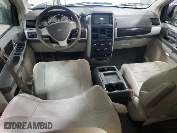 2010 Dodge Grand Caravan SXT with VIN 2D4RN5D1XAR268976, listed as a Copart auction lot 54587505 with 179,000 mi miles and Salvage Title. Bid and sale history available at DreamBid. Image 8.