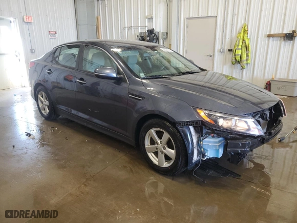 2015 Kia Optima LX with VIN KNAGM4A73F5594002, listed as a Copart auction lot 48220785 with 97,668 mi miles and Clean Title. Bid and sale history available at carsss.com. Image 4.