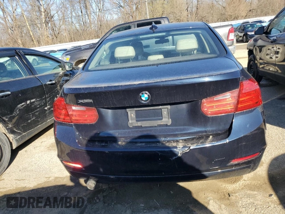2015 BMW 3 Series 320i xDrive with VIN WBA3C3G56FNS73749, listed as a Copart auction lot 49975215 with Not provided miles and Salvage title. Bid and sale history available at DreamBid. Image 6.