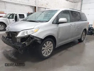 2017 Toyota Sienna LE with VIN 5TDJZ3DC7HS167447, listed as a IAAI auction lot 41774350 with 93,340 mi miles. Bid and sale history available at carsss.com. Image 16.