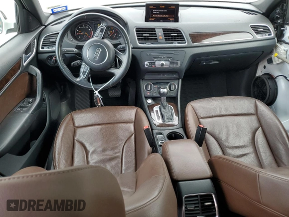 2017 Audi Q3 Premium Plus with VIN WA1HCCFS3HR009720, listed as a Copart auction lot 86170574 with 92,463 mi miles and Salvage title. Bid and sale history available at DreamBid. Image 8.