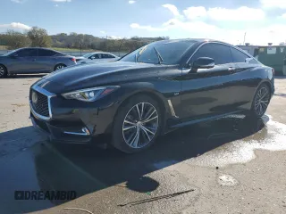 2017 Infiniti Q60 Sport with VIN JN1EV7EL5HM552555, listed as a Copart auction lot 80007264 with 61,081 mi miles and Clean Title. Bid and sale history available at DreamBid. Image 1.