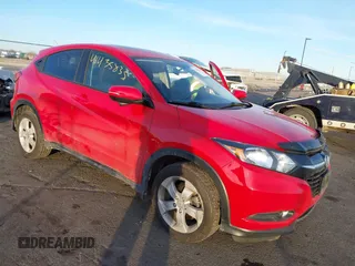 2016 Honda HR-V EX with VIN 3CZRU6H58GM733607, listed as a IAAI auction lot 41435835 with 107,931 mi miles. Bid and sale history available at carsss.com. Image 1.