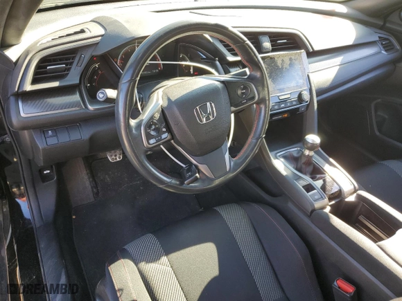 2018 Honda Civic Si Coupe with VIN 2HGFC3A57JH756212, listed as a Copart auction lot 76601194 with 31,022 mi miles and Salvage Title. Bid and sale history available at carsss.com. Image 8.