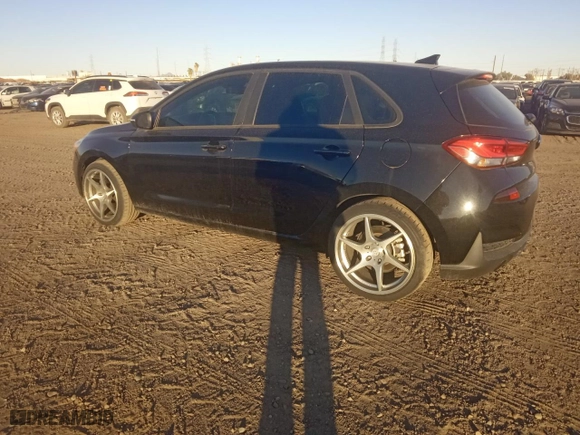 2019 Hyundai Elantra GT N Line with VIN KMHH55LC9KU102007, listed as a Copart auction lot 72942224 with 46,920 mi miles and Clean Title. Bid and sale history available at carsss.com. Image 2.