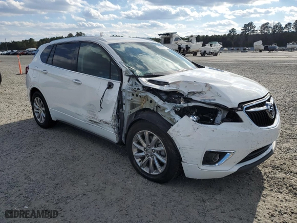2020 Buick Envision Essence with VIN LRBFXCSA4LD167065, listed as a Copart auction lot 83838974 with 53,112 mi miles and Salvage Title. Bid and sale history available at carsss.com. Image 4.