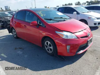 2012 Toyota Prius One with VIN JTDKN3DU2C1613597, listed as a IAAI auction lot 41555957 with 232,483 mi miles. Bid and sale history available at carsss.com. Image 1.