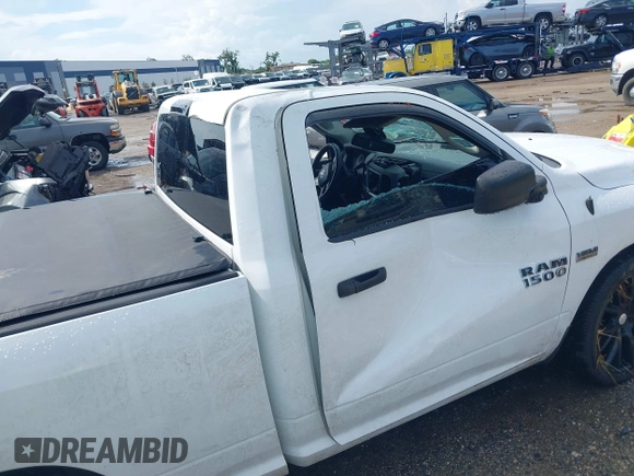 2014 Ram 1500 Express with VIN 3C6JR7AT8EG134356, listed as a IAAI auction lot 42546270 with 160,760 mi miles and . Bid and sale history available at DreamBid. Image 6.
