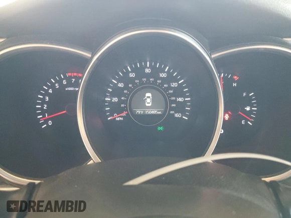 2014 Kia Optima LX with VIN 5XXGM4A79EG321207, listed as a Copart auction lot 61199415 with 150,485 mi miles and Salvage title. Bid and sale history available at DreamBid. Image 9.